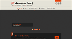 Desktop Screenshot of myawesomesushi.com